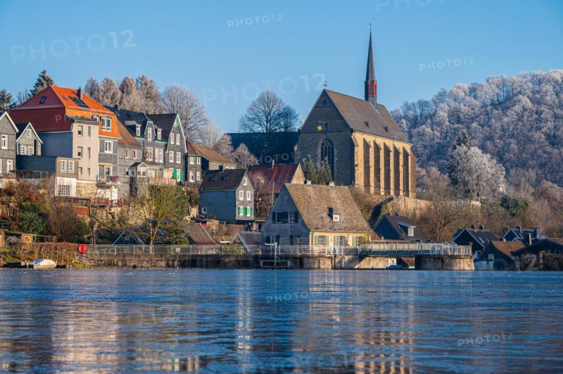 The convent church of St. Mary Magdalene in winter