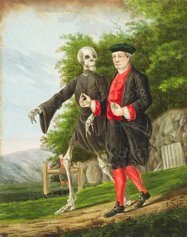 Der Tod kommt zum Bergmann