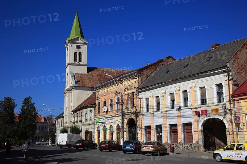 Town centre and Roman Catholic Church of Aiud