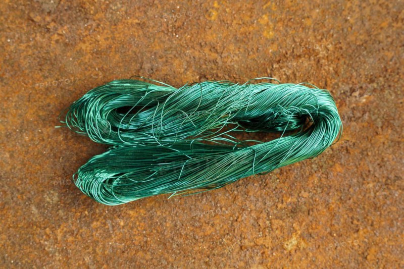 Green metal copper wire scrap materials recycling of waste from manual wire tearing