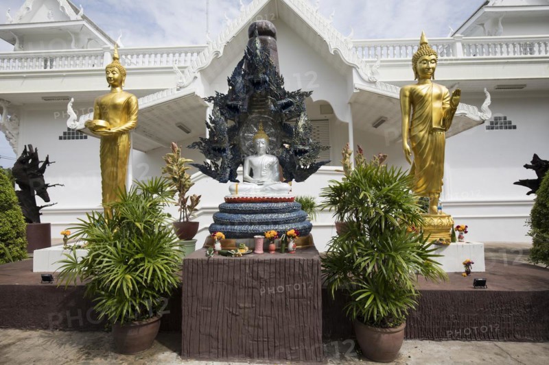Temple Wat Tham Khuha Sawan near Mekong River