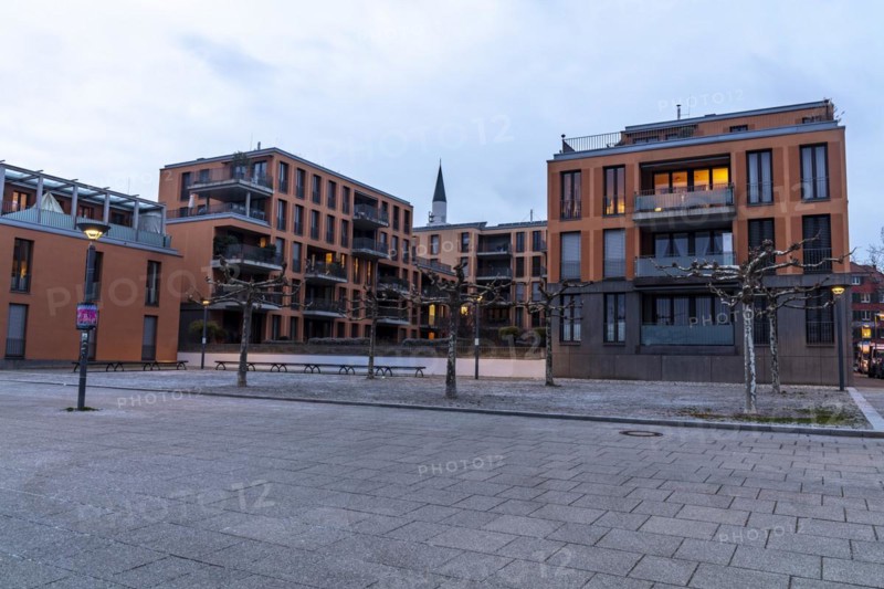 DITIB Mevlana Mosque between new residential buildings