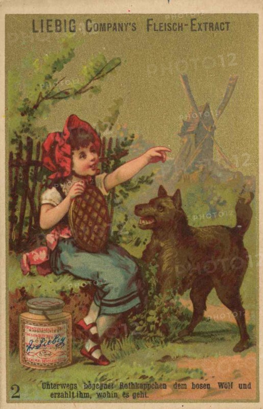 Picture series fairy tale Little Red Riding Hood