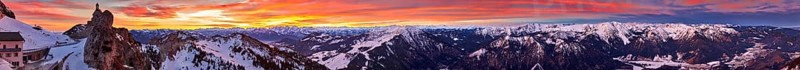 Sunset from Wendelstein
