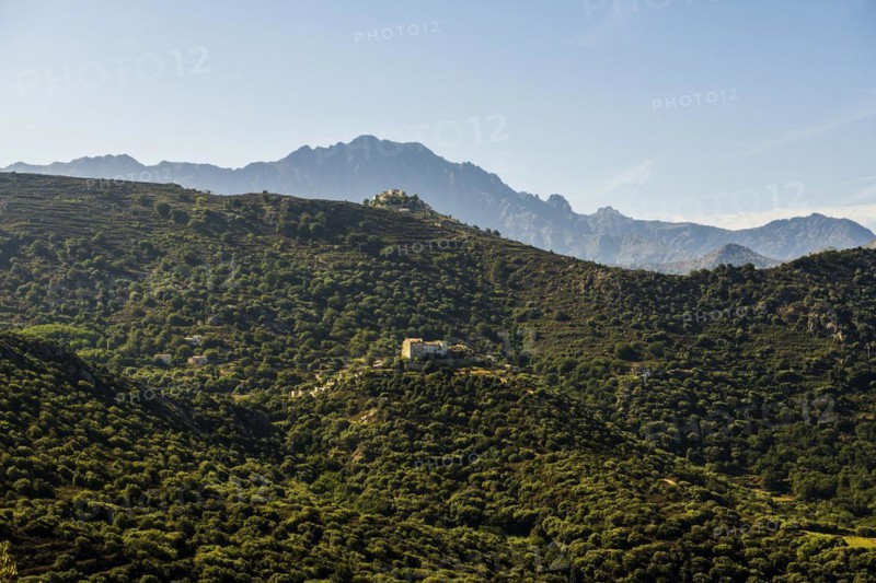 Mountain villages and mountains