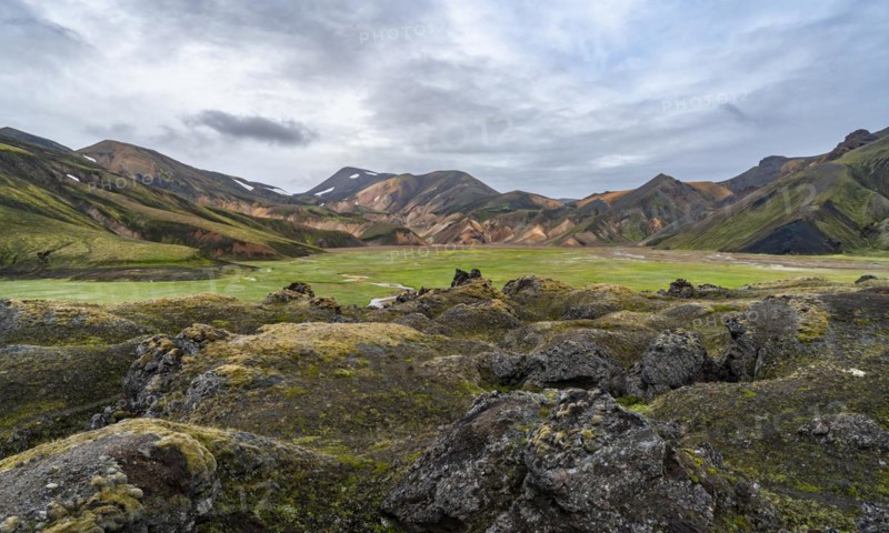 Laugahraun lava field
