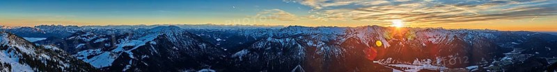Sunset from Wendelstein