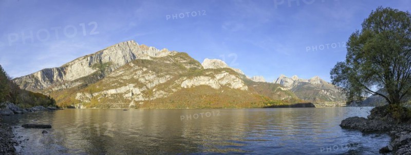 View to mountains of the Brenta Group