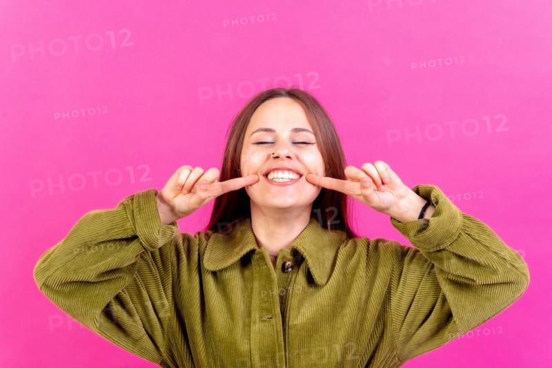 Close up portrait of young woman
