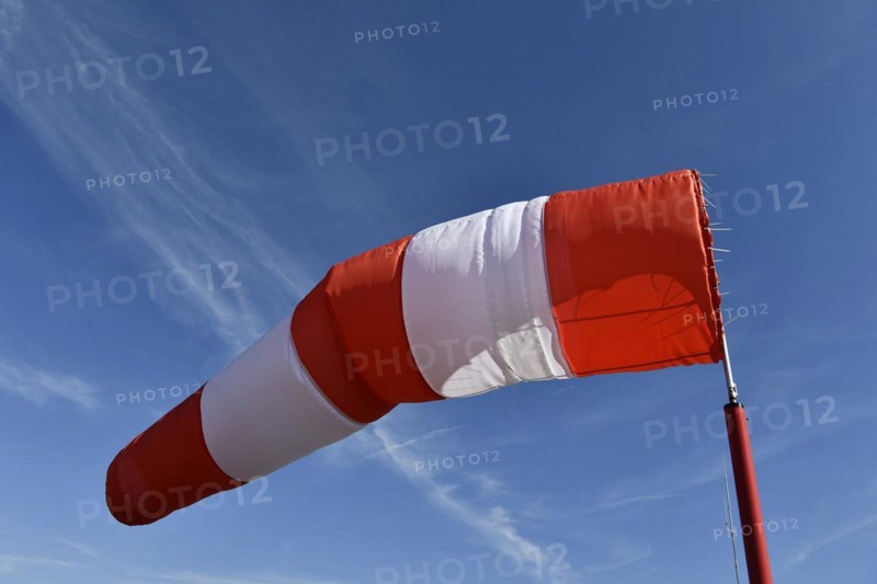 Wind vane during storm