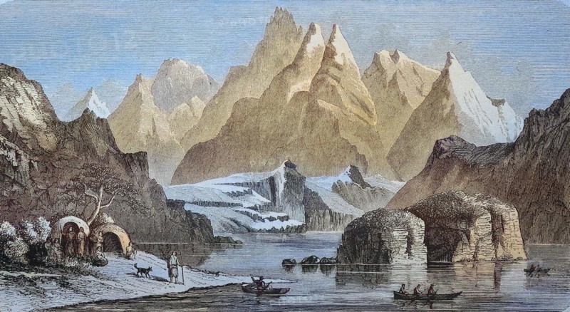 Landscape at the Strait of Magellan