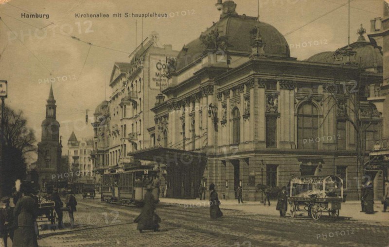 Kirchenallee with theatre