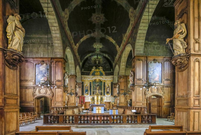 Interior Gothic Church Eglise Saint-Sulpice