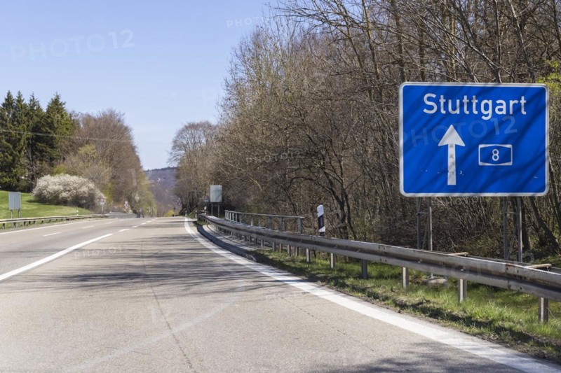 Drackenstein slope on the A8 motorway. For reasons of topography