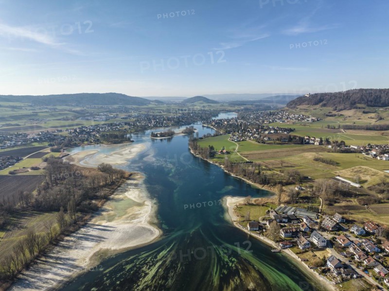 The outflowing Lake Constance