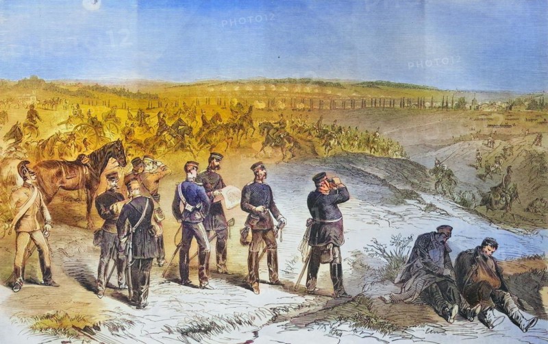 Saxons attacking near St. Marie aux Chenes on August 18th