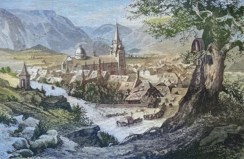 Mariazell is a small town in Austria