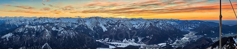 Sunset from Wendelstein