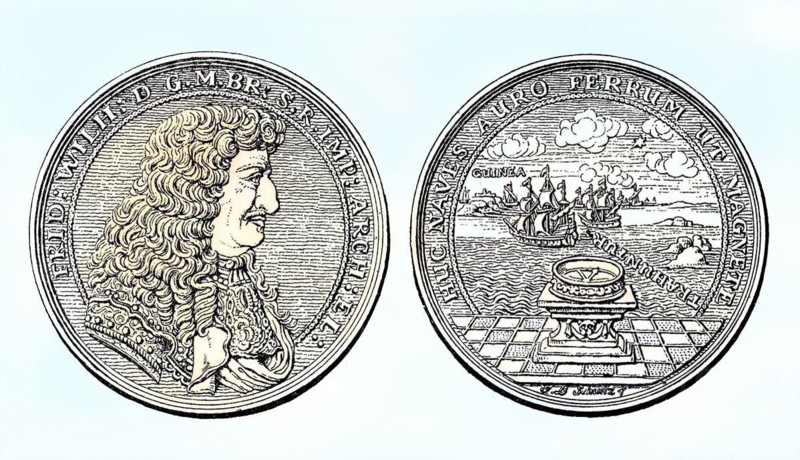 A Silver Medal of Honour of the German-African Company