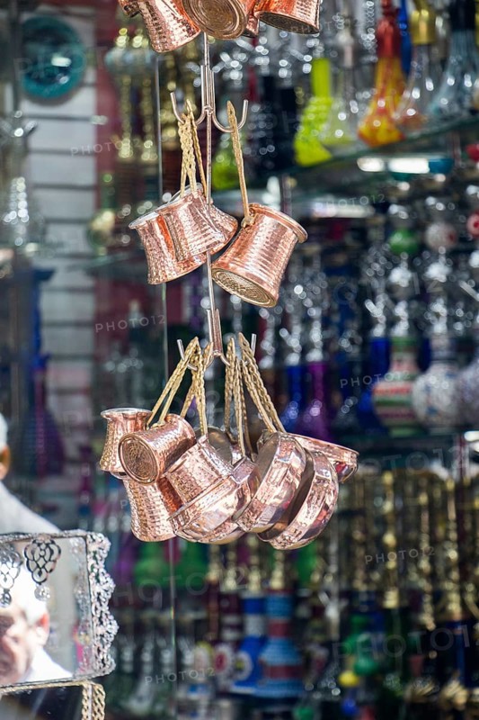 Turkish coffee pots made in a traditional style