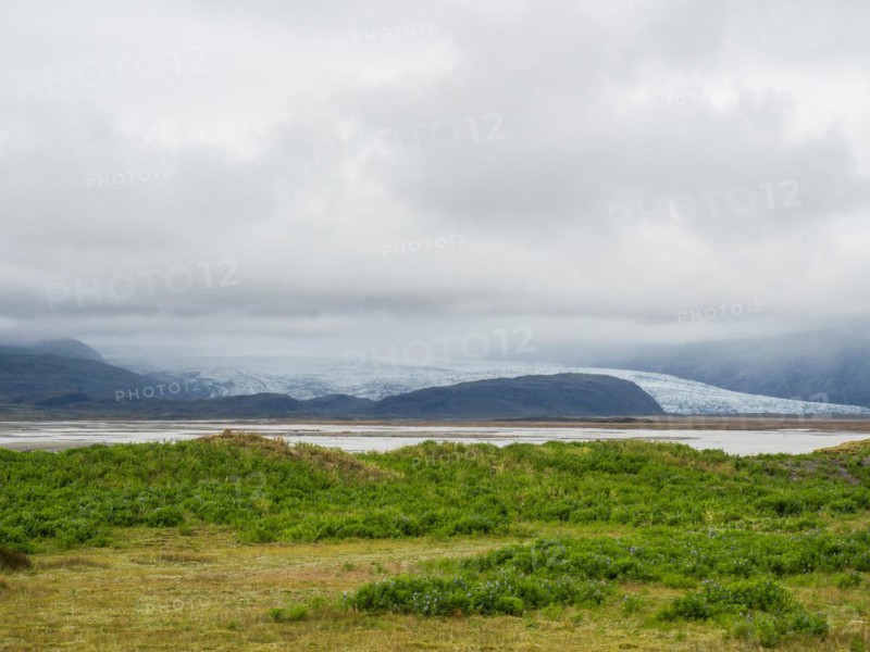 Foothills of the Vatnajoekull glacier