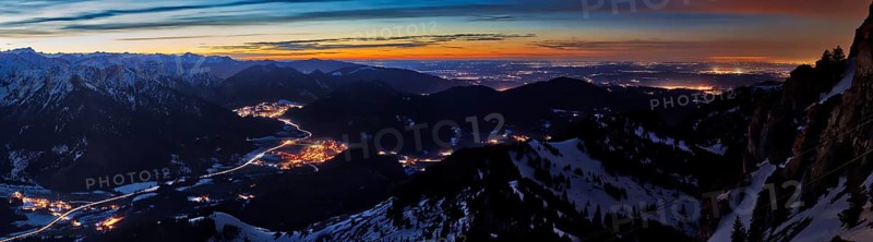 After sunset from Wendelstein