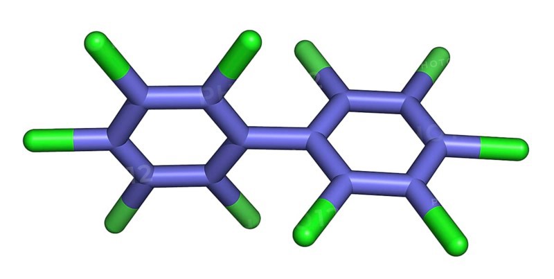 Decachlorobiphenyl is a PCB which was found to be an industrial pollutant
