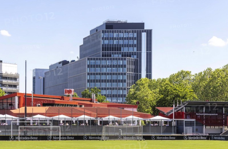 Junior training centre of the football club VfB Stuttgart with sports field