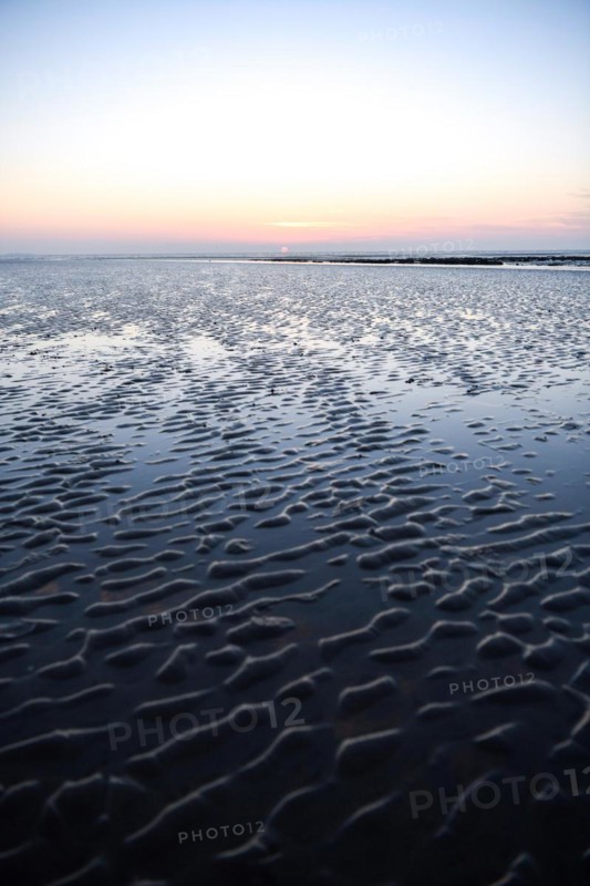Sunrise in the Wadden Sea