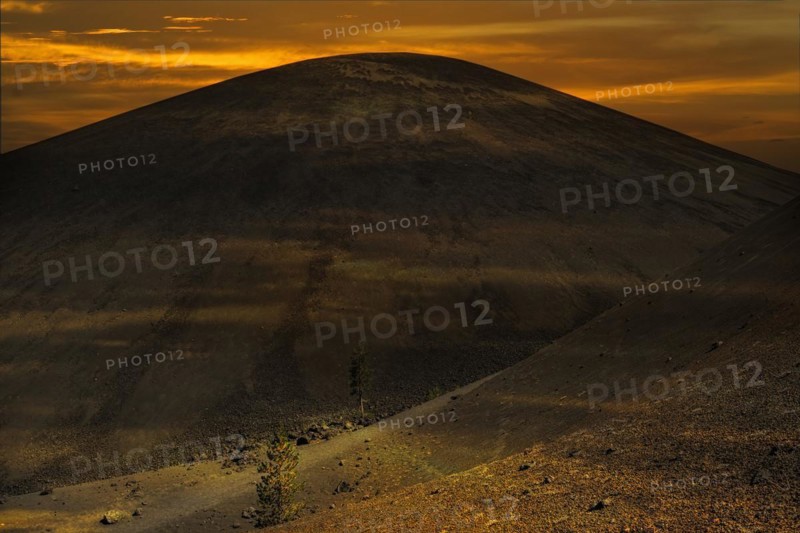 Sunset at Cinder Cone in Lassen Volcanic National Park
