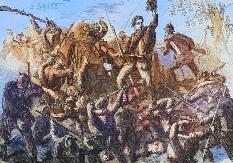 Capture of a Mitraillense near Woerth