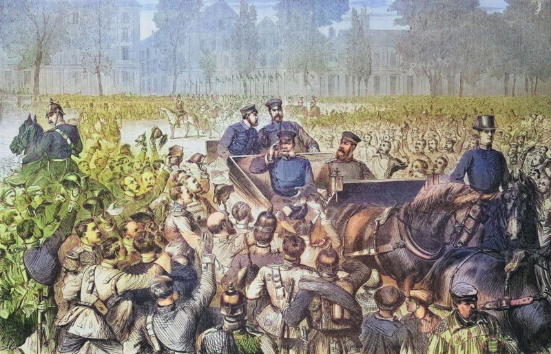 Arrival of King Wilhelm I of Prussia at Versailles