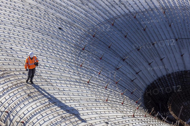 Construction site at the main station