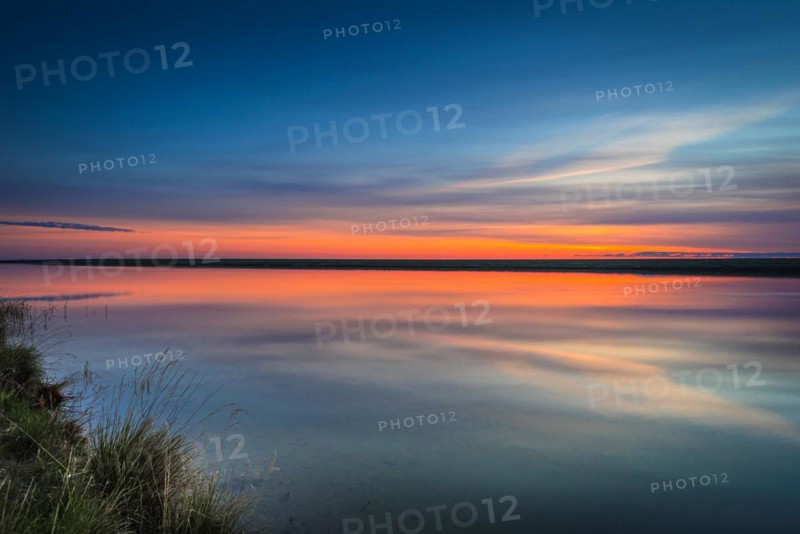 Buir Lake in the morning light. Dornod Province