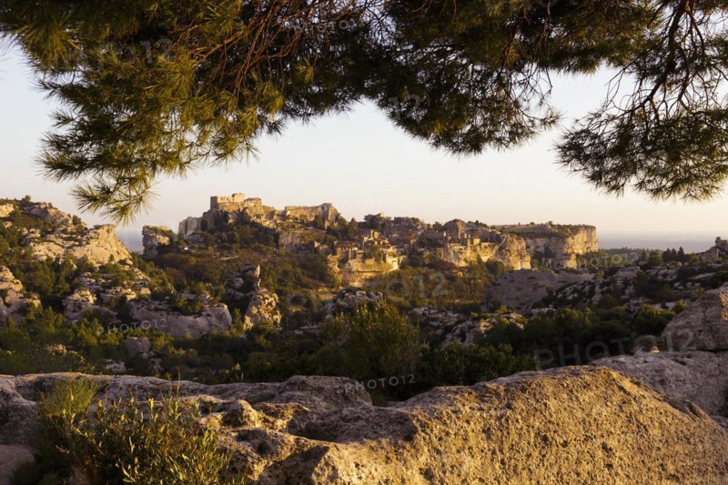 Les Baux-de-Provence in the evening sun