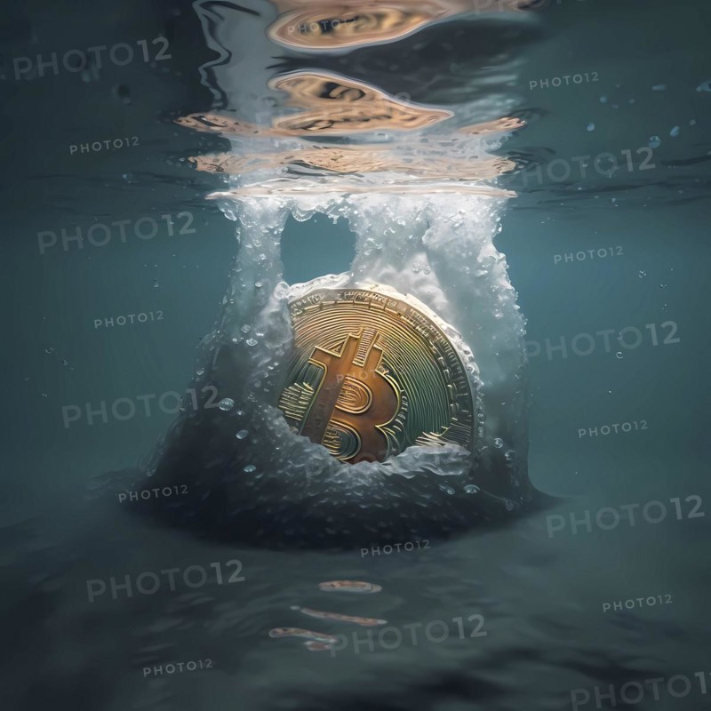Decline in value of bitcoin and digital currency
