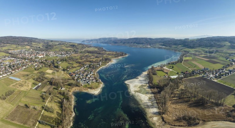 The outflowing Lake Constance
