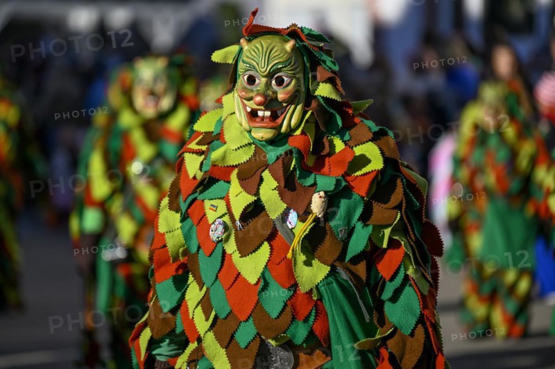 Narrenzunft Friburger Schlossberggeister at the Great Carnival Parade