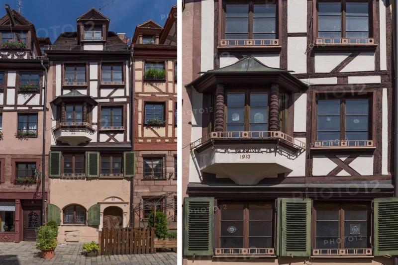 Historic half-timbered house