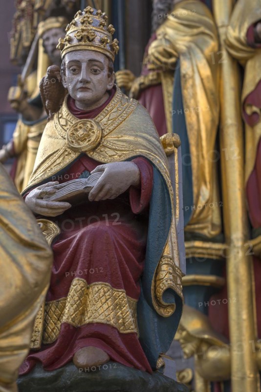 Figure at the Beautiful Fountain: St. Gregory