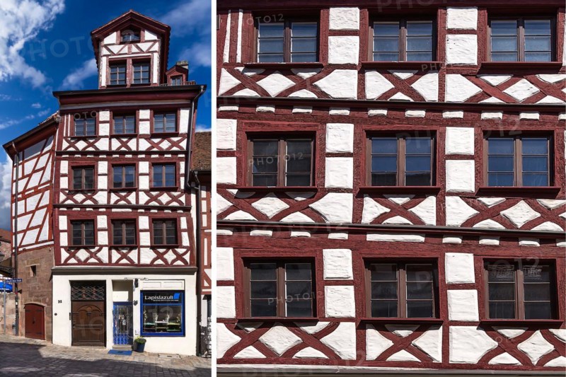 Historic half-timbered house