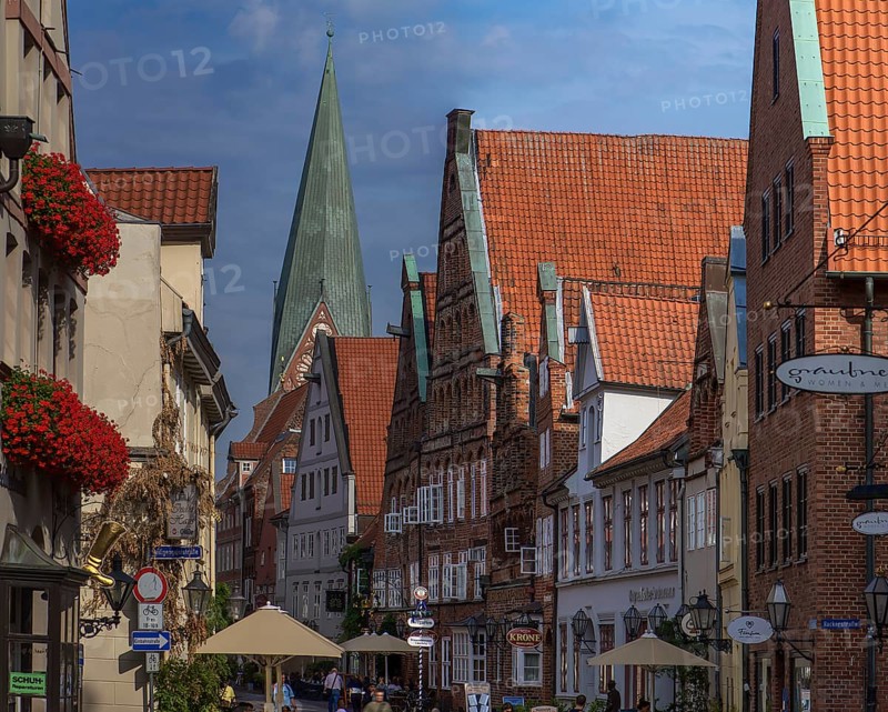 Historic Giebl houses in the old town
