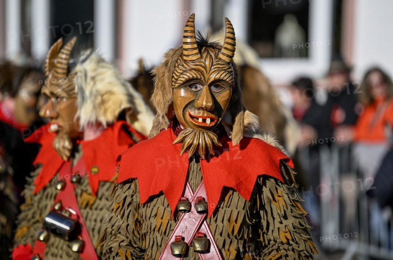 Geissentaeler Narrenzunft from Menzenschwand at the big carnival procession
