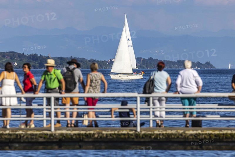 Sailing boat on Lake Constance