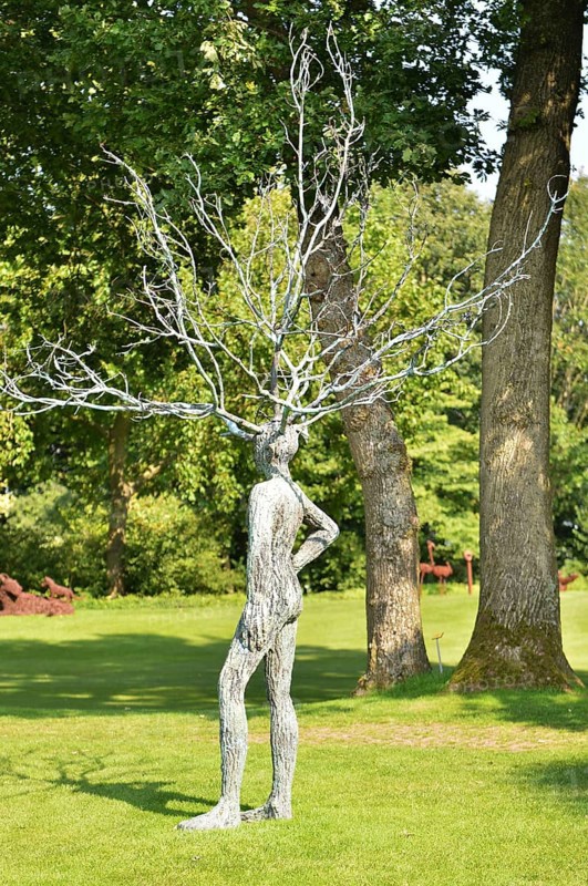Artwork in the landscape park in south-east Drenthe