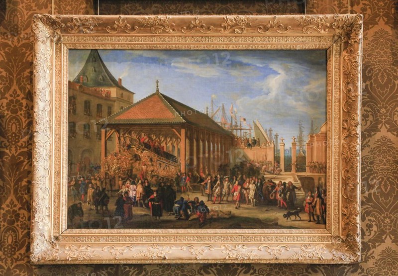 Painting Royal Galere in the Marseille Arsenal
