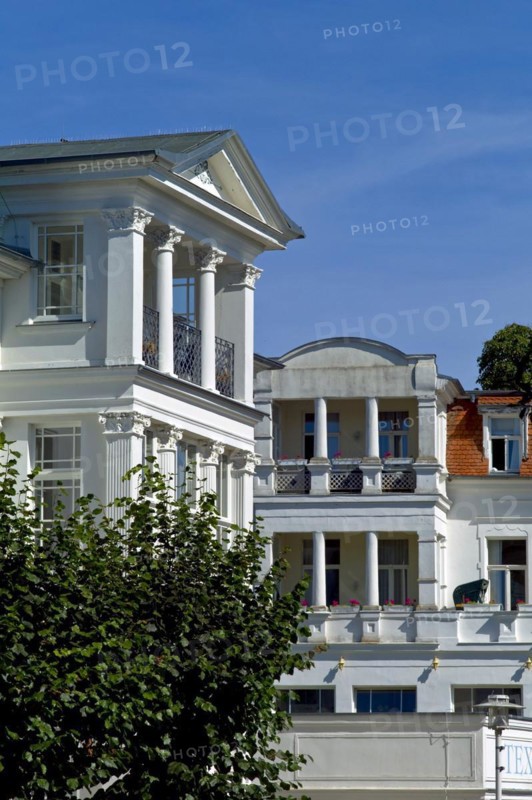 Bansin Mecklenburg-Western Pomerania Greifswald Island Usedom Seaside resort architecture Germany Europe