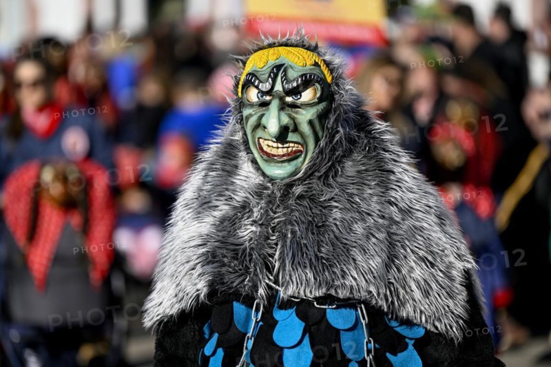 Narrenzunft Stangenbachgeister from Oberkirch-Zusenhofen at the Great Carnival Parade