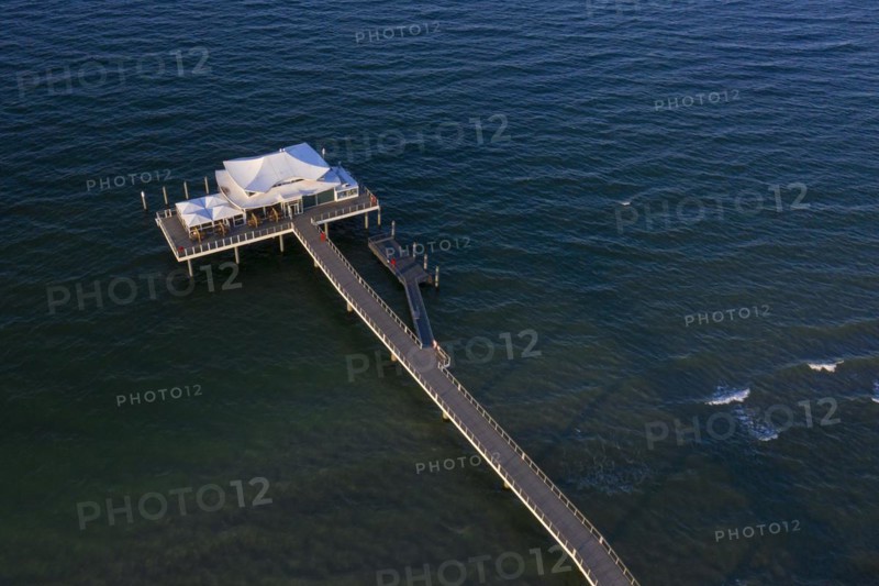 Aerial view over Seeschloesschenbruecke