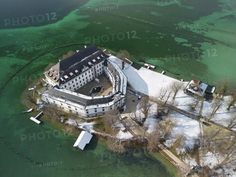 Aerial view of Kammer Castle
